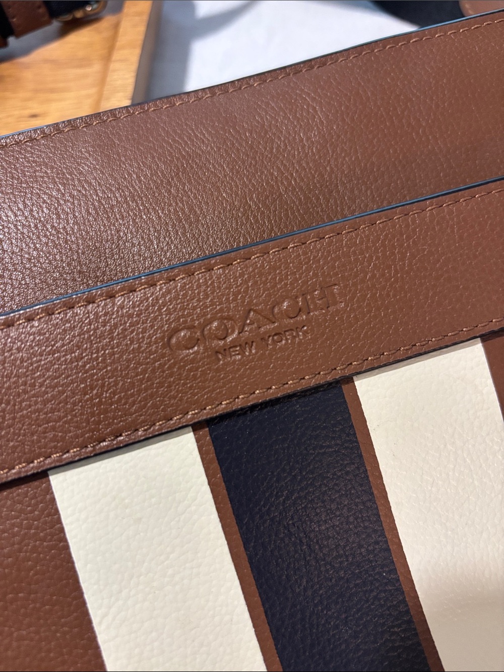 Coach Charles Varsity stripe Crossbody - Picture 3 of 8